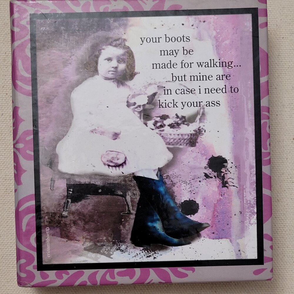 Erin Smith - These Boots are made for walking Card Money Holder